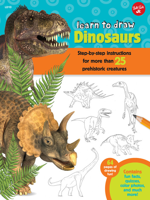 Cover image for Learn to Draw Dinosaurs